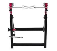 AMONIDA Motorcycle Wheel Balancing Stand Wheel Truing Stand Balancer Foldable Design Rust Resistant Powder Coated for 5 Inch Width 23 Inch Diameter Wheels