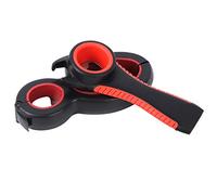 AMONIDA Multifunctional Can Opener Bottle Opener Set for Kitchen Use Easy Grip Black Red 5-in-1 Tools