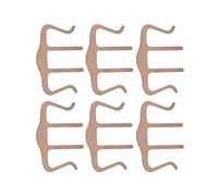 AMONIDA Music Book Clips, Elegant Bronze Page Holders, Secure Your Music Sheets for Practice or Teaching, Stainless Steel, 6 Pieces