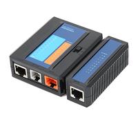 AMONIDA Network Cable Tester Essential Tool for RJ45 RJ11 CAT5 CAT6 CAT7 Cable Testing Compact Handy Design