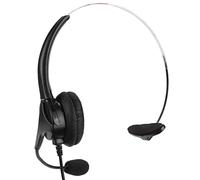 AMONIDA Noise Reduction RJ9 Headset with Microphone Comfortable Mono Phone Headset for Call Center and Training 1 Pc