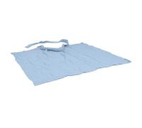 AMONIDA Nursing Cover Breathable Cotton for Breastfeeding Moms on the Go Double Layered 70 X 100cm (Blue)