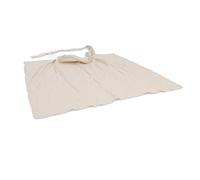 AMONIDA Nursing Cover Breathable Cotton for Breastfeeding Moms on the Go Double Layered 70 X 100cm (Gray)