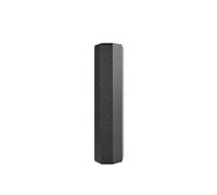 AMONIDA Octagonal Shaker Bright Aluminum Maracas Percussion Instrument for Musicians Black 128mm (198mm)