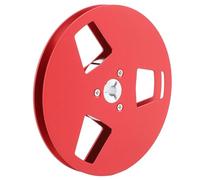 AMONIDA Open Reel Sound Tape Empty Reel Durable Aluminum Design for Tape Recorder Maintenance (Red)