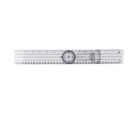 AMONIDA Orthopedic Ruler Multifunctional Angle Measuring Tool for Occupational and Training Plastic 21.5 X 5cm