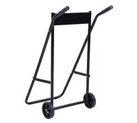 AMONIDA Outboard Boat Motor Stand, Heavy Duty 165LB Load Capacity Stand, Reinforced Triangular Structure Folding Design Motor Support, Ideal for Repair, Maintenance & Storage of Marine