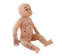 AMONIDA Pediatric Acupuncture Massage Model Silicone Kids Training Doll Acupoint for Nannies 18.9in