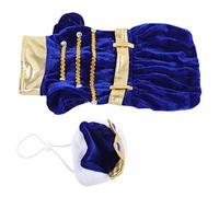 AMONIDA Pet Dog Clothes Suit with Hat for Christmas Festivals Cute Design Soft Fabric 1 X Pet Costume (XL)