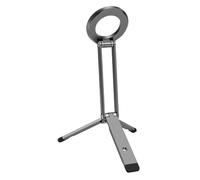 AMONIDA Phone Tripod Stand Portable Aluminum Alloy Foldable Selfie Stick for Outdoor Photography Live Streaming, Non Slip Feet, Compact Design for Travelers