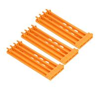 AMONIDA Pigeons Foot Rings Frame 3Pcs Strong Durable Space Saving Organizer for Farms Made of ABS Material (Yellow)