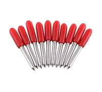 AMONIDA Plotter Cutter Long Lasting Cemented Carbide Vane/Wing Set for Cutting 30 Deg 45 Deg 60 for - 10pcs (45°)