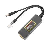 AMONIDA POE Splitter High Pressure 60V for Fast Ethernet Data Transmission 10/100M Suitable for Small Network Equipment ABS 24-60V