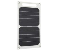 AMONIDA Portable 10W USB Solar Panel Charger High Efficiency Monocrystalline Battery for Fishing, Hiking, Camping, Energy Saving