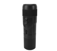 AMONIDA Portable Coffee Maker 3 in 1 Mini Design for Travel Camping Ground Coffee Extraction Electric Machine with Car Cigarette Lighter (Black)