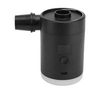 AMONIDA Portable Inflatables Pump Mini Rechargeable Electric Inflator with LED Light for Camping and Travel 3.54x2.16in (Black)