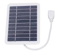 AMONIDA Portable Outdoor Solar Panel Charger with Excellent EVA And Monocrystalline Silicon Material For Cell Phone Mobile Power Pack 2W 5V, Suitable For Outdoor Activities