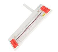 AMONIDA Portable Paper Cutter for Straight and Curved Cuts (White)