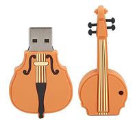AMONIDA Portable Violin USB Flash Disk Lovely Design for Data Storage and Sharing At Home and Office 1 Piece (64GB)