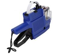 AMONIDA Price Tag Gun Efficient Double-Line 10 Digits Label Maker for Office Retail Store, Ideal for Marking & Pricing, Made of ABS Material (Red) (Blue)