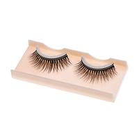 AMONIDA Professional 3D Self Adhesive False Eyelashes Lightweight Easy to Apply for Makeup Lovers Flexible Synthetic Fiber Extensions (3D-01)