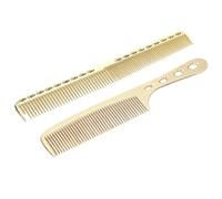 AMONIDA Professional Aluminum Hair Comb, Anti-Static Design (Golden) | Durable, Lightweight, Non-Slip Handle, Quick Drying, Home Use