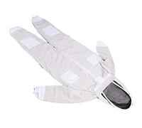 AMONIDA Professional Siamese Bee Suit Zippered 3 Layer Ventilated Fabric for Beekeeping Supplies Lightweight and Portable Protection (XXL)
