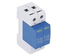 AMONIDA Protective Device, Premium SPD Breaker Protector with Overcurrent & Temperature Control for DC Photovoltaic Systems - Blue and White, 1 Unit (2P)