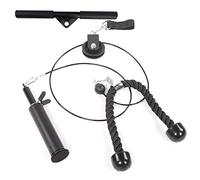 AMONIDA Pulley Bar Fitness Equipment Set Adjustable Triceps Strength Trainer for Personal Workout 1 Unit