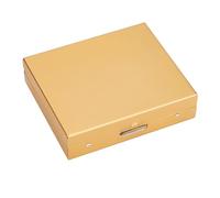 AMONIDA Quality Aluminium Alloy Table Game Dice Set for Poker, 5pcs Deluxe Colors Dice with Storage Box, Suitable for DND D&D Game (Rectangle 5.9x5.9 Inches)