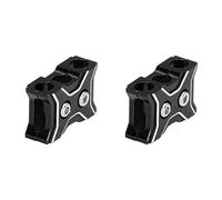 AMONIDA RC Car Cable Clips, 2pcs Safe and Durable RC Car Cable Management Aluminum Alloy for Motor (Black)