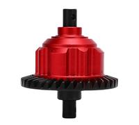 AMONIDA RC Car Differential Gear, High Hardness Metal Seamless Compatibility Diff Gear, DIY Installation with Enhanced Durability, Ideal for RC Car Upgrade (Red)