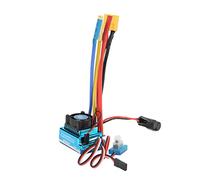 AMONIDA RC Electric Speed Controllers, 120A RC Brushless ESC with Programmable & Waterproof Dustproof & 9th Level Acceleration X T 60 Plug, for 1/10 1/8 Car