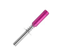 AMONIDA RC Glow Plug Igniter Lightweight for Easy Operation with N3 Glow Plug for RC Oil Powered Car, Ship Aluminum Alloy Material (Rose Red)