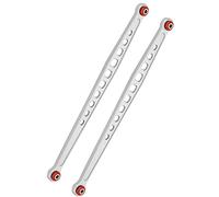 AMONIDA Rear Suspension Link Rod Aluminum Alloy Durable Replacement for UDR Remote Control Car 2 Pcs (Silver)