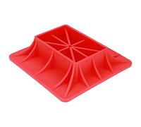 AMONIDA Red Nylon Off Road Base for Lift Jack, Anti Fracture Support Board with Good Stability, Suitable for Off-Road, Rescue