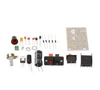 AMONIDA Regulated Power Supply Kit Adjustable Board with Protection for Electronics Projects, 1.25-30V Output, Ideal for Hobbyists, 26Pcs Set