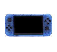 AMONIDA Retro Handheld Game Console High Performance with 128GB Memory for Ultimate Gaming Experience in Portable Size (Transparent Blue)