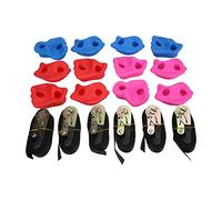 AMONIDA Rock Tree Climber Set with Durable Plastic Holds for Backyard Fun, Includes 12 Climbing Holds and 6 Ratchet Straps, Perfect for Kids and Outdoor Adventures