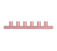 AMONIDA Rose Gold Lipstick Mold High Gloss Lip Stick Maker Tool for Easy Lipstick Production (6 hole stripper)