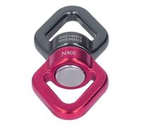 AMONIDA Safety Rotational Device High Strength Swing for Aerial Work and Outdoor Fun Aluminum Alloy 1 Unit (Black Red)