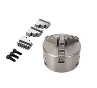 AMONIDA Self Centering Lathe Chuck 3 Jaw Durable Accessory for Precision Machining Made of Nodular Iron (K11-100)