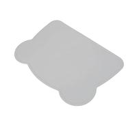 AMONIDA Silicone Placemat Cute Bear Design Soft Elastic Heat Insulation for Kids Table At Home Hotel Restaurant 36.5cm (Grey)