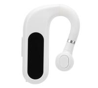 AMONIDA Single Bluetooth Earbud Premium Comfortable Wireless Headphone with Clear Sound for Daily Use ABS Material (V13 White)
