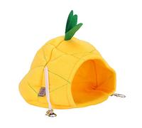AMONIDA Small Pet Winter Bed Comfortable Warm House Hammock for Golden Hamsters and Small Animals Cotton 15x14.5x18cm (#2)