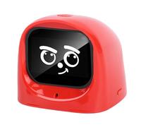 AMONIDA Smart AI Car Dashboard Robot for Kids | Educational Assistant, Vehicle Motion Sensing, Magnetic Mount, Emotional Companion for Long Drives (Red)