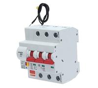 AMONIDA Smart Circuit Breaker 3P with WIFI Bluetooth Control and Leakage Protection for House and Field Engineering Use AC 400V (32A)