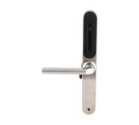 AMONIDA Smart Digital Lock with Fingerprint Access Secure and Modern Design for Apartment Office Use Silver Finish