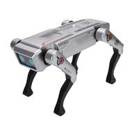 AMONIDA Smart Rc Robot Dog for Kids 3 8 Years Old Interactive Programming Teaches Logical Thinking Voice Control Remote with 12 Actions,Music Light Effects Safe Plastic,1200MAH