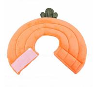 AMONIDA Soft Cat Recovery Collar, Adjustable Pet Cone Collars Cute Carrot Design Protective Elizabeth Collar for Kittens Puppies Cats Recovery (Orange Carrot)